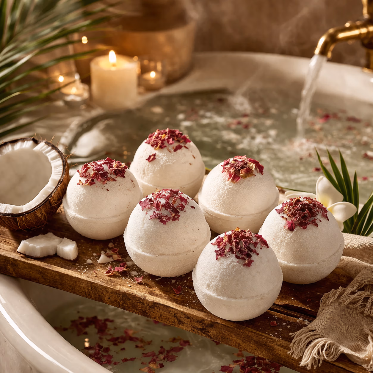 Coconut Bath Bomb - Image 2