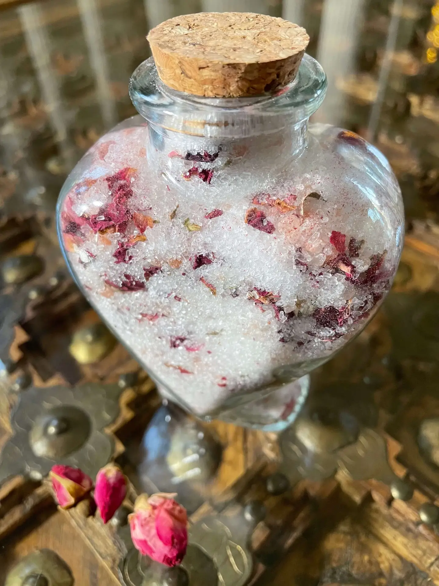 Heart Bath Salts - Jasmine & Rose