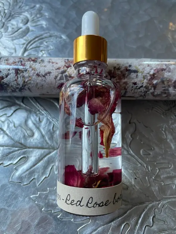 Red Rose Petal Body Oil