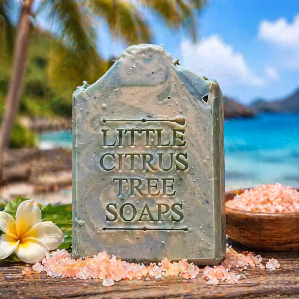 Island Escape with Pink Himalayan Salt Bar Soap