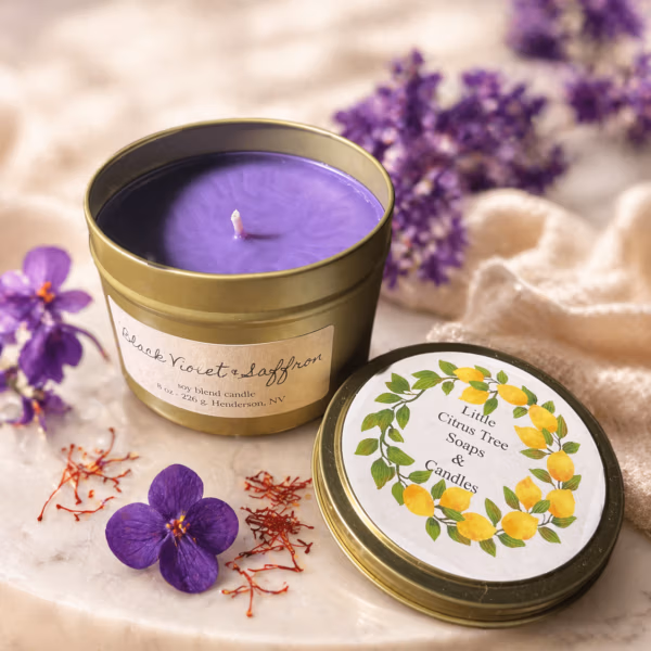 Black Violet & Saffron