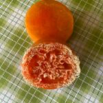 Orange loofah bar soap