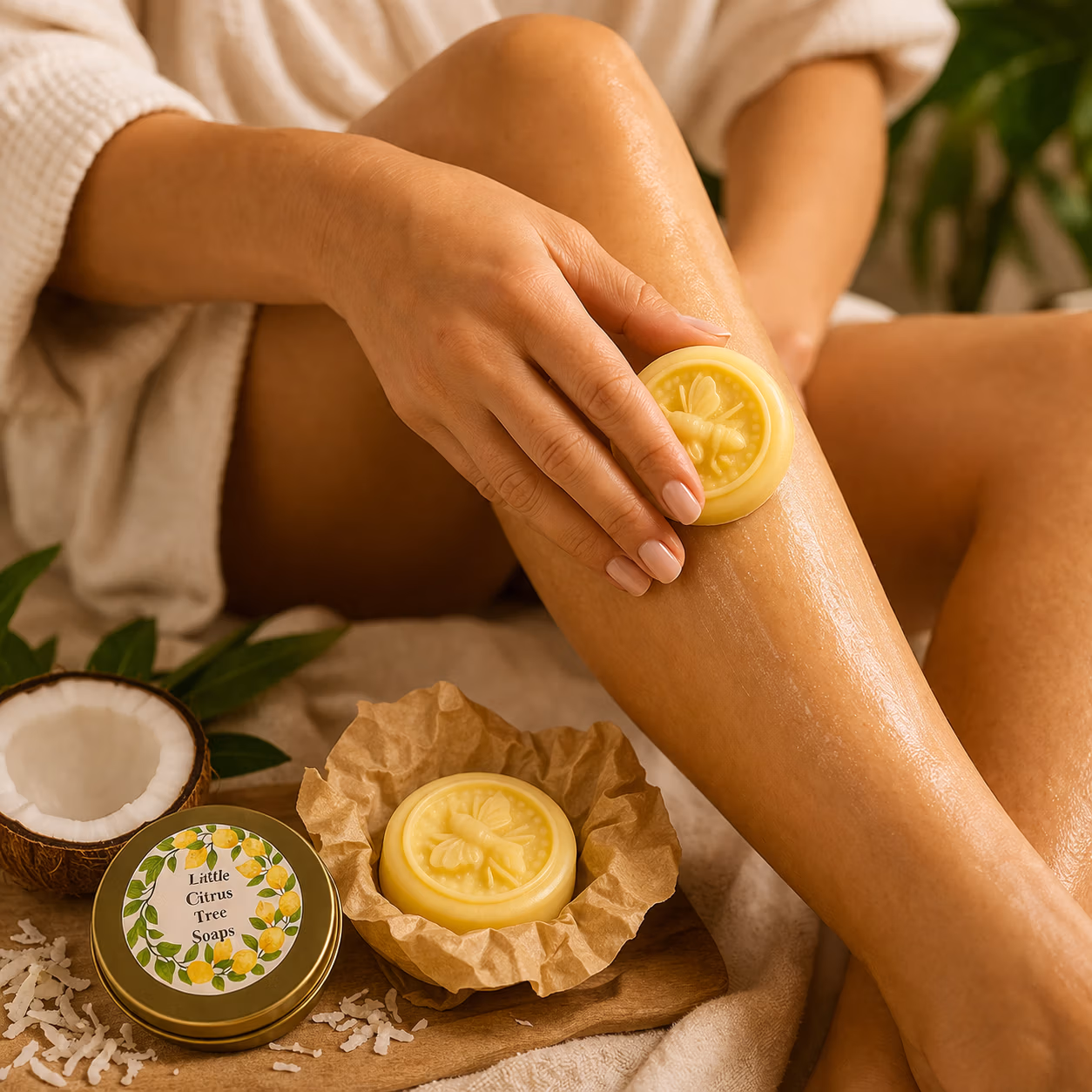 Coconut Lotion Bar - Image 2