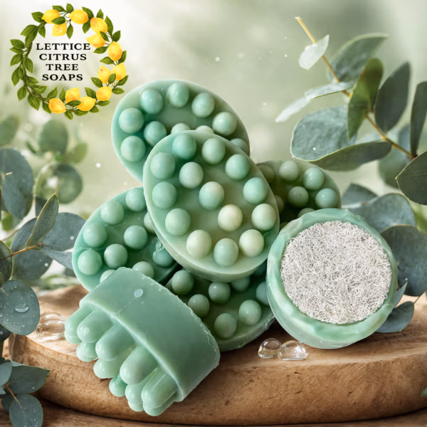 Eucalyptus Loofah Massage Bar Soap