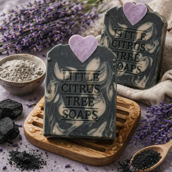 Lavender Detox Activated Charcoal Bar Soap